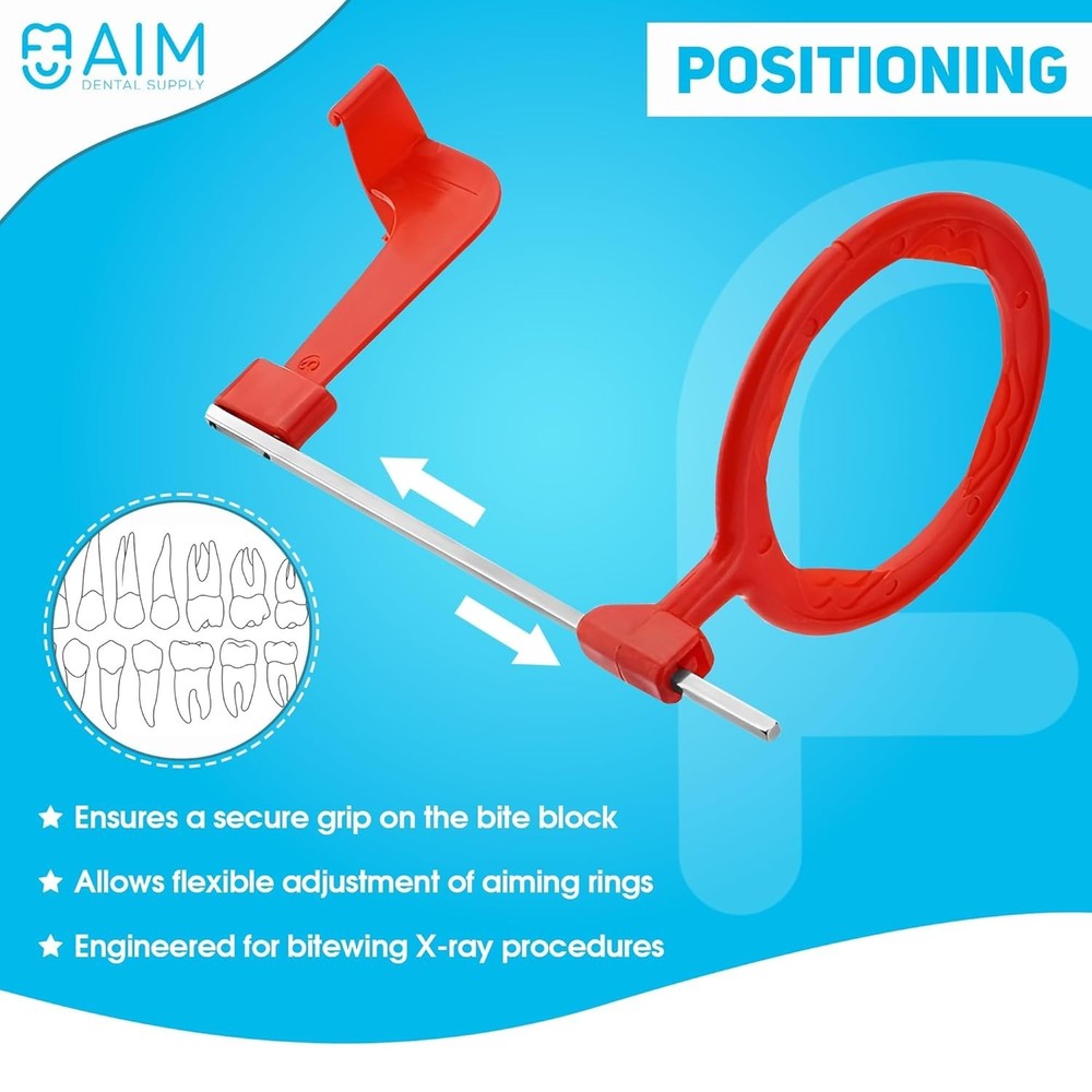 High-Quality Dental X-Ray Positioning Indicator with Red Alignment Arm