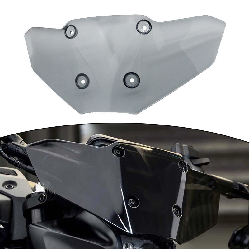 Motorcycle Windscreen Windshield Wind Deflector Grey For Yamaha MT-09 2024