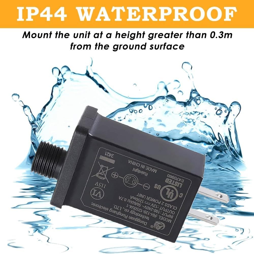 [2Pack] Replacement Yard Inflatable Adapter 12V 1.25A, Transformer US Plug...