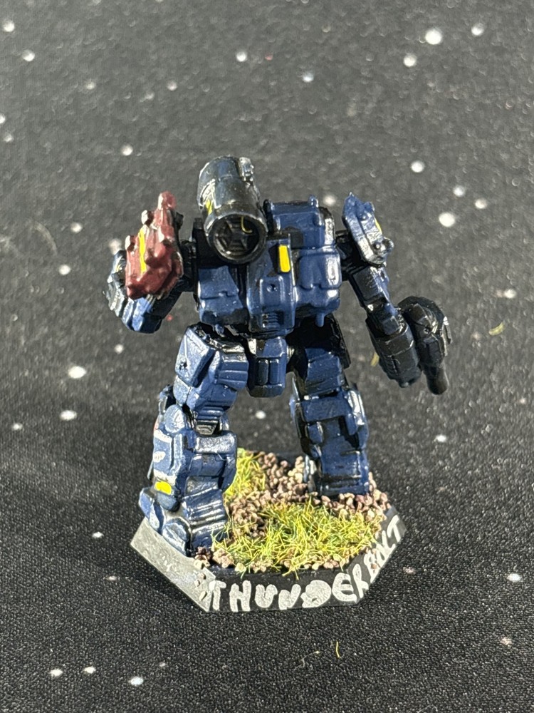 Hand Painted BattleTech Thunderbolt Mech -- Davion Heavy Battle Lance
