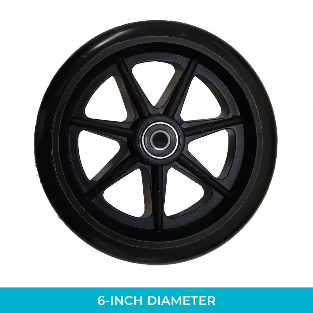 Walker 6 In. Replacement Wheels (Set of 2)