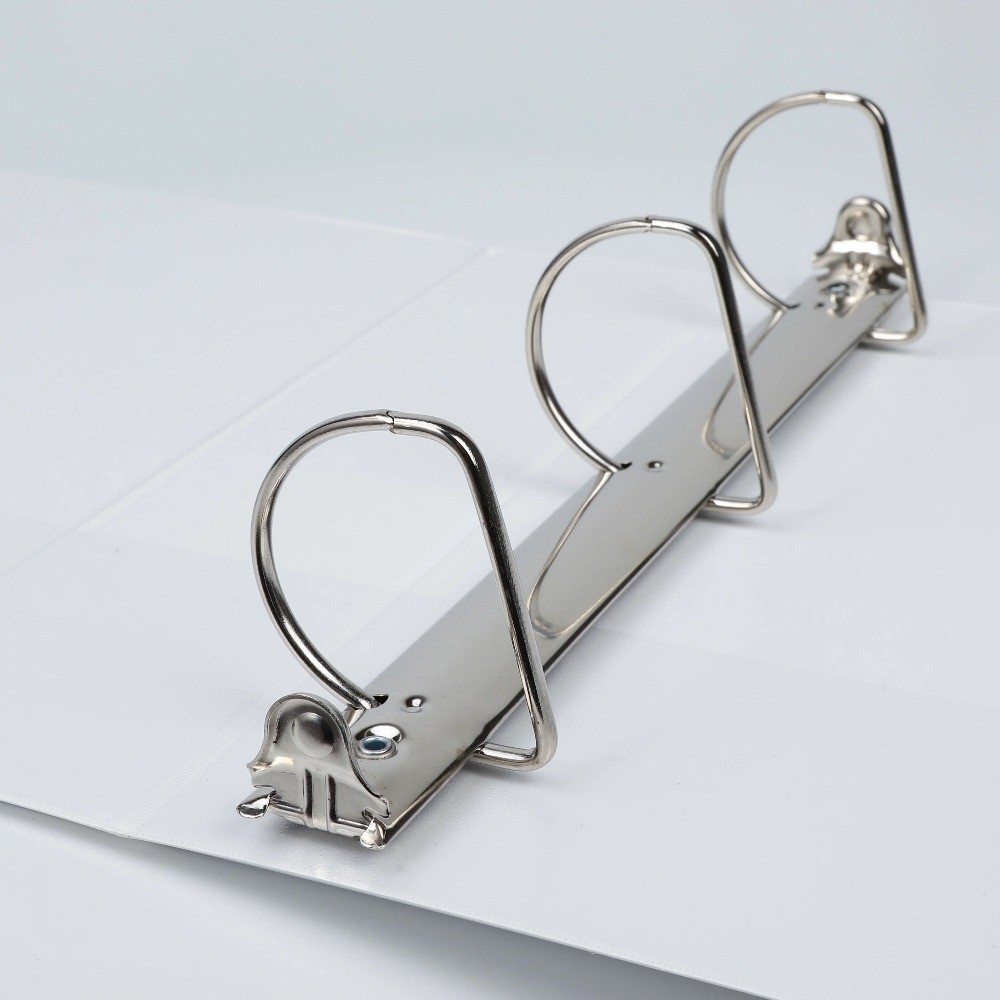 3-Ring Durable View Binder, 2 inch Binder Ring Type, Slant D-Ring, White, 6 Pack