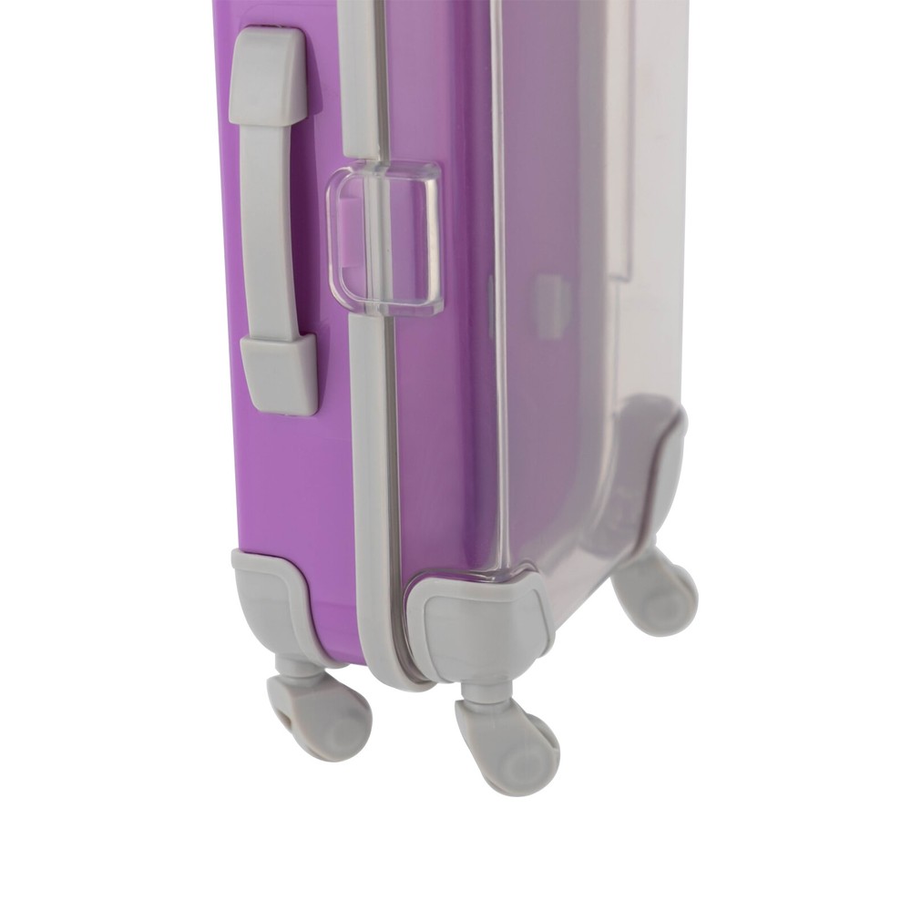 12 PCS Simulation Mini Trolley Cases Suitcase Set ABS Case Set W/4 Wheel