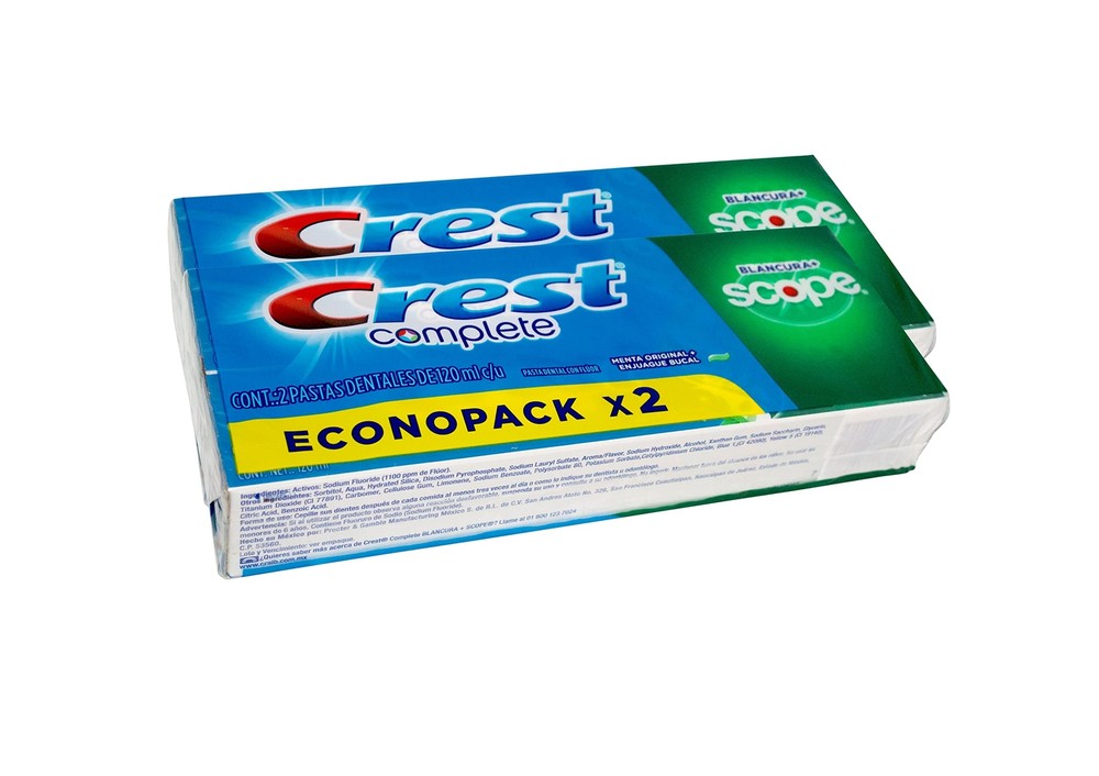 Crest Complete Toothpaste Plus Scope Advanced Active Foam, Striped, 8.2 Ounce