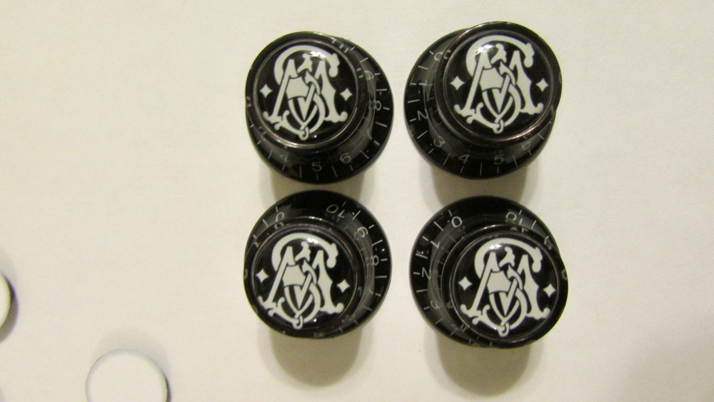 Smith & Wesson Guitar Knobs, Smith and Wesson logo volume Guitar Knobs, S&W Knob