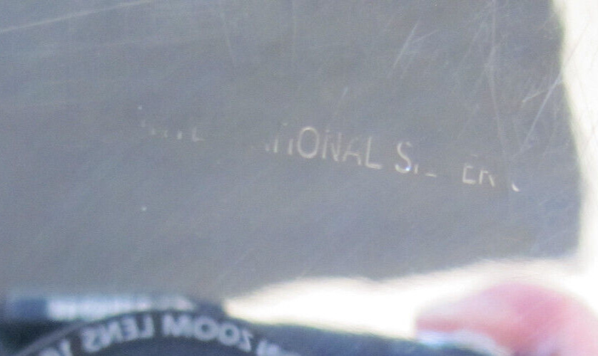 Vintage International Silver Co-Silver plate-10" Tray with Divided Glass Insert