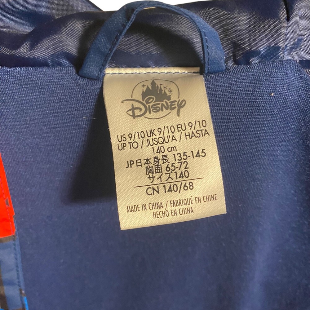 RARE Disney Store Marvel Avengers Packable Raincoat 9/10 Jacket Coat Backpack