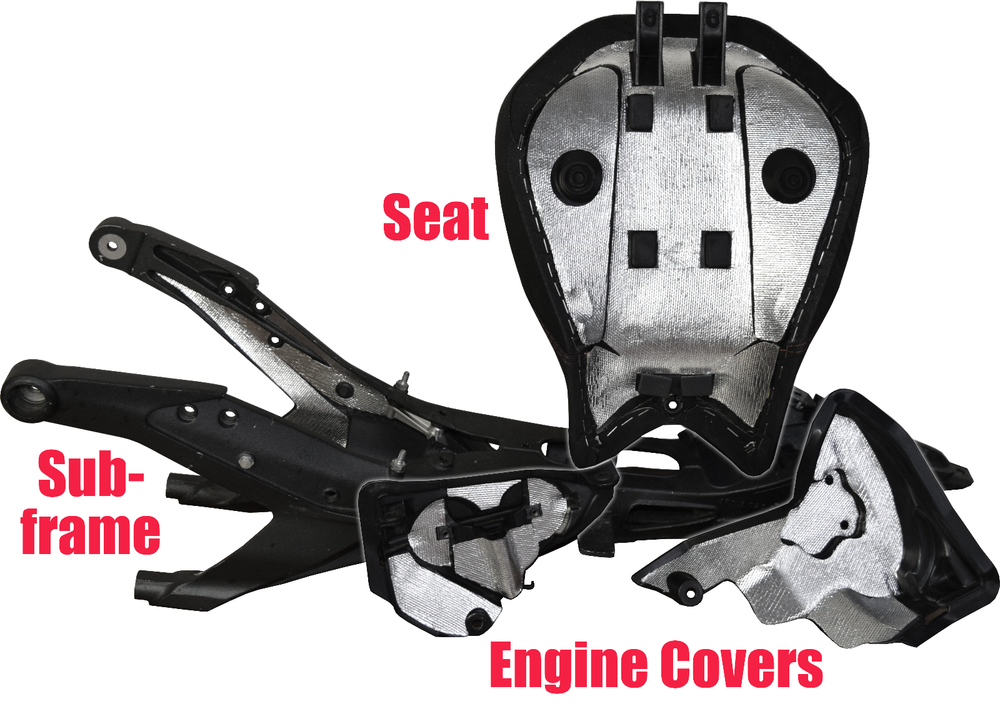 1199 + 1299 Ducati Panigale Heat Shield Kit 2012-2019