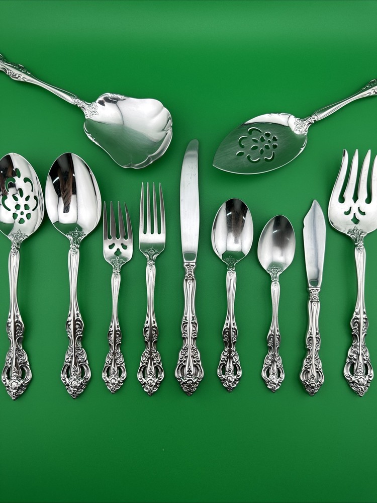 Oneida MICHELANGELO Stainless Heirloom CUBE Glossy Silverware Flatware CHOICE