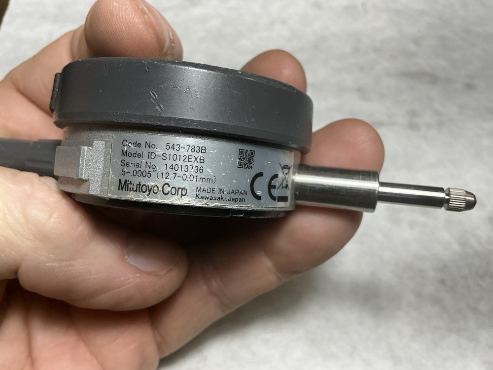 Nice Mitutoyo Electronic Indicator Model 543-783B Cracked Screen