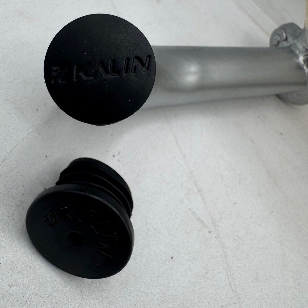 NOS Kalin Silver Handlebar Extensions Bar Ends Set