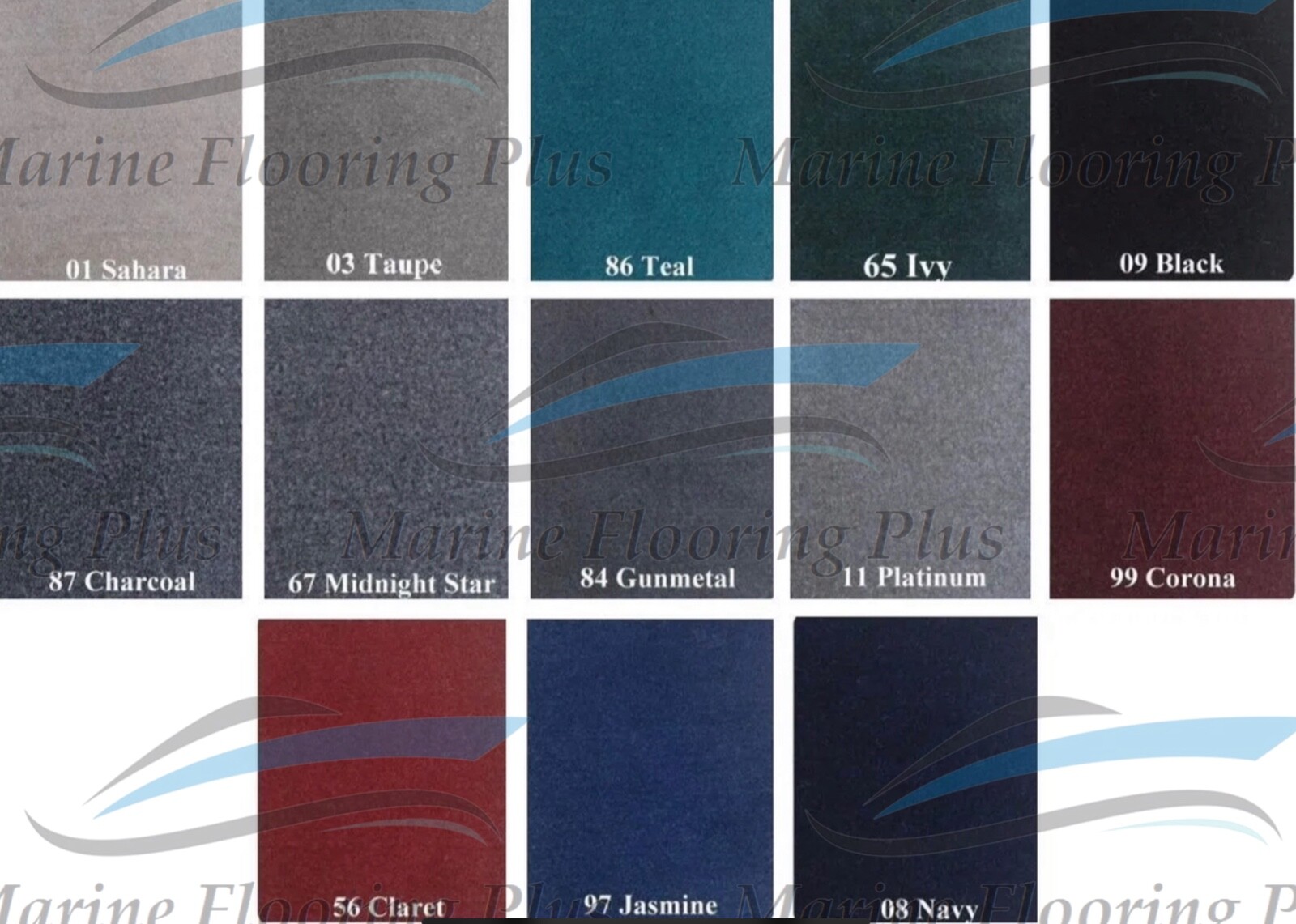 23 oz Bass Boat Marine Carpet, 8 1/2 Foot Wide by various lengths Rubber  Backed