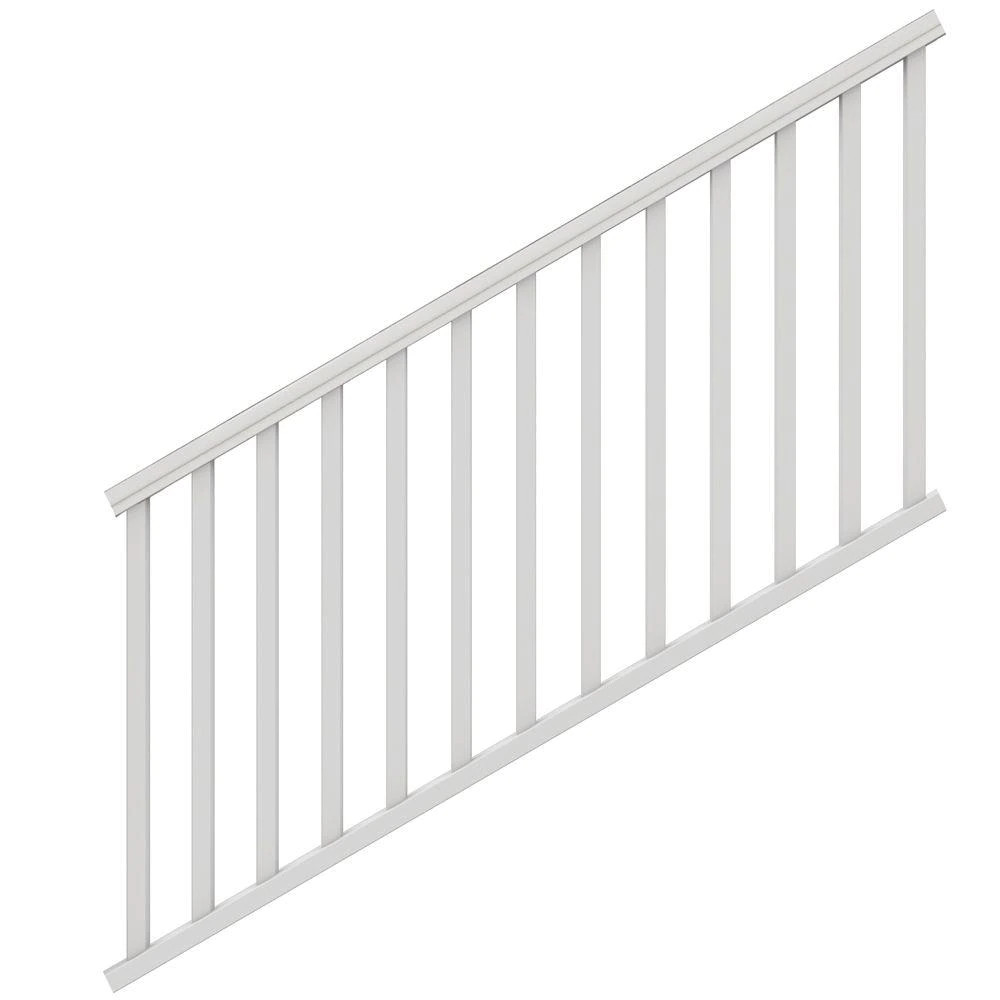 Stair Rail Kit Poly Composite Home Railing Decorative Outdoor Handrail Accessory