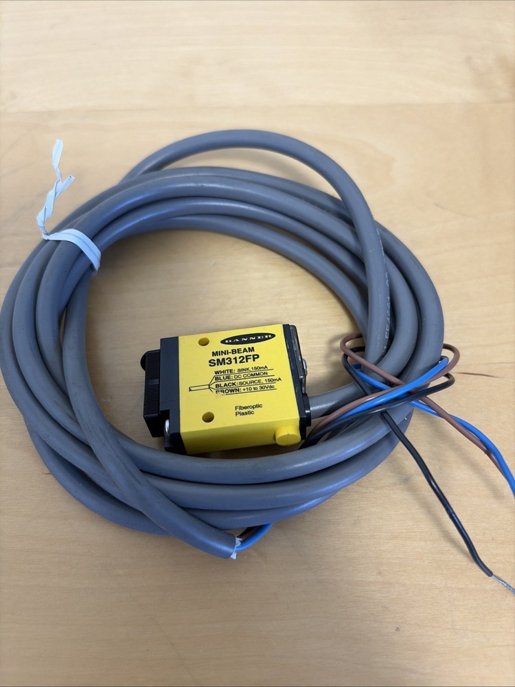 Banner Engineering SM312FP 25916 Mini-Beam Plastic Fiber Optic Sensor Amplifier
