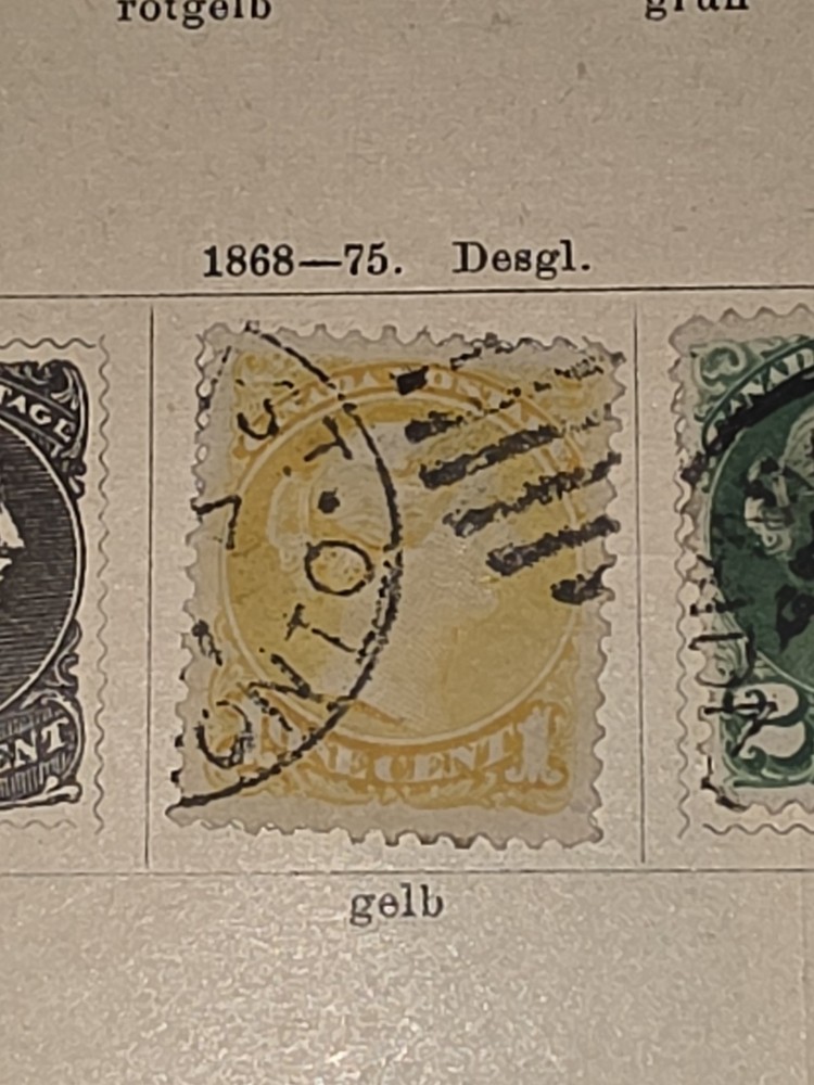 Foreign Canada 1c Stamp Used - #I373