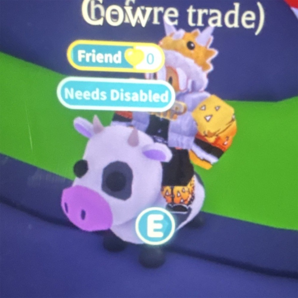 Adopt Me! Cow fly ride