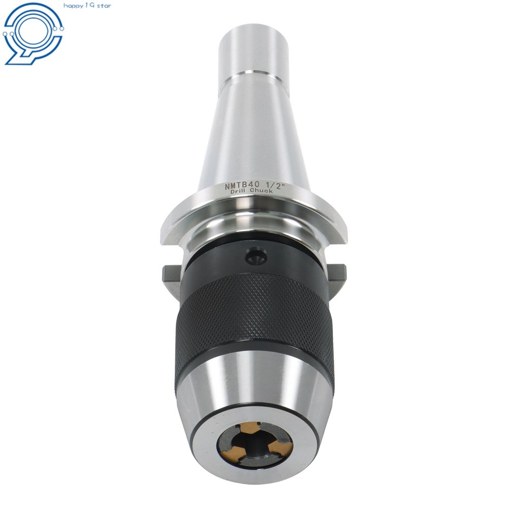 NMTB40 Drill Chuck 1/2 Keyless Operation Integral Shank 5/8-11 Pull Stud