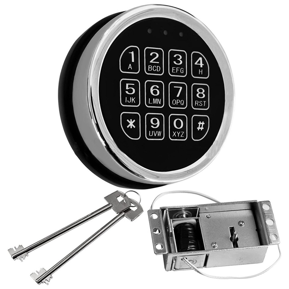 Stack-On Safe Lock Electronic Digital Safe Lock Replacement Solenoid W/ 2 Key SZ