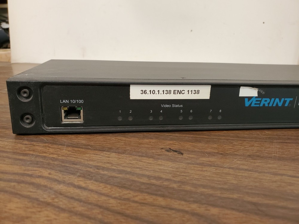 VERINT S1708e-T NEXTIVA 8 CHANNEL VIDEO ENCODER