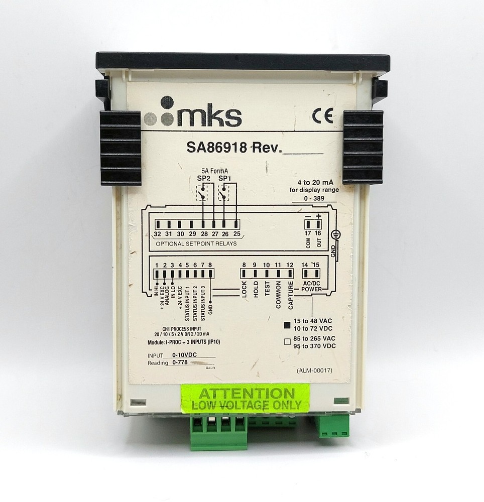 MKS SA86918 Process Controller