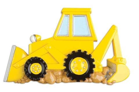 Polar X Back Hoe Personalized Christmas Tree Ornament