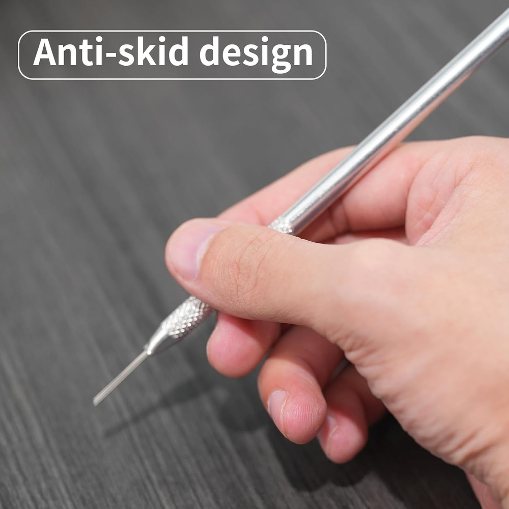 2Pack Clay Needle Tools, Wire Feather Texture Tool for Ceramic Polymer Pottery C