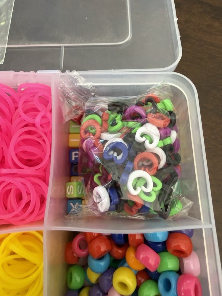 Rainbow Loom Bonus Combo Set w/ Bands, Beads, Loom & Hook – Complete Kit