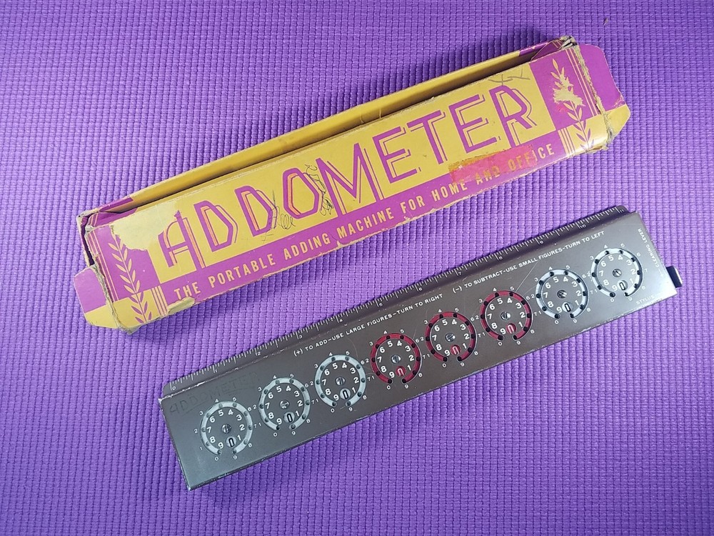 Vtg Addometer Reliable Typewriter & Adding Machine Co Chicago NO STYLUS