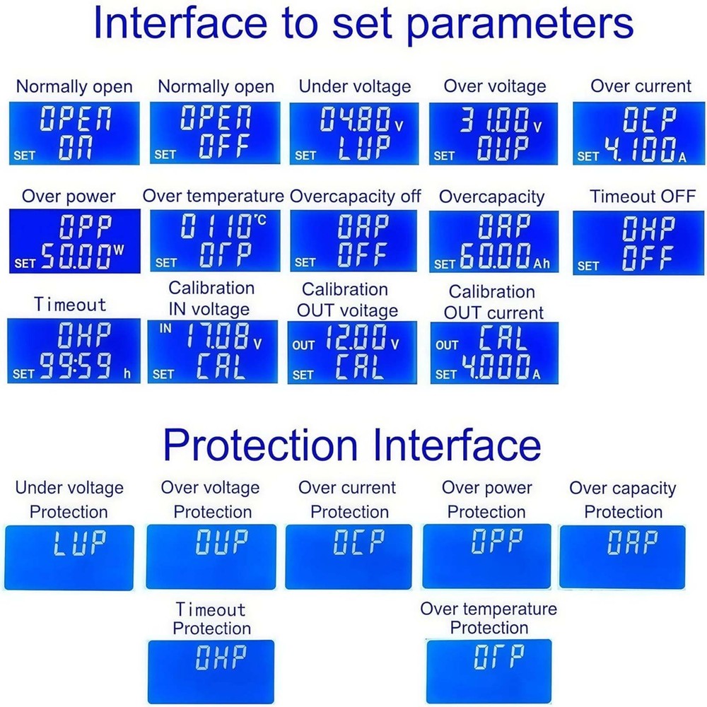 Adjustable DC Buck-Boost Converter Adapter Repairing Accessories Replacement
