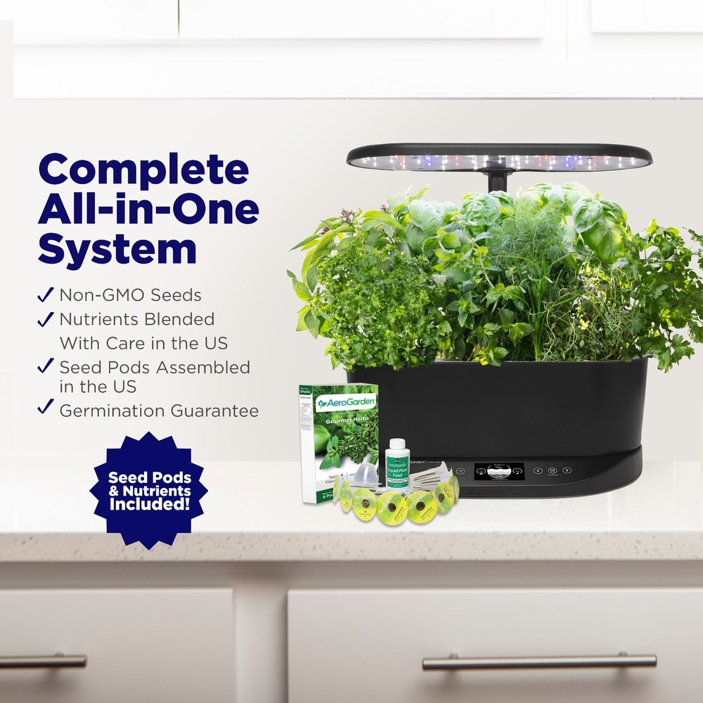 AeroGarden Bounty Basic Black