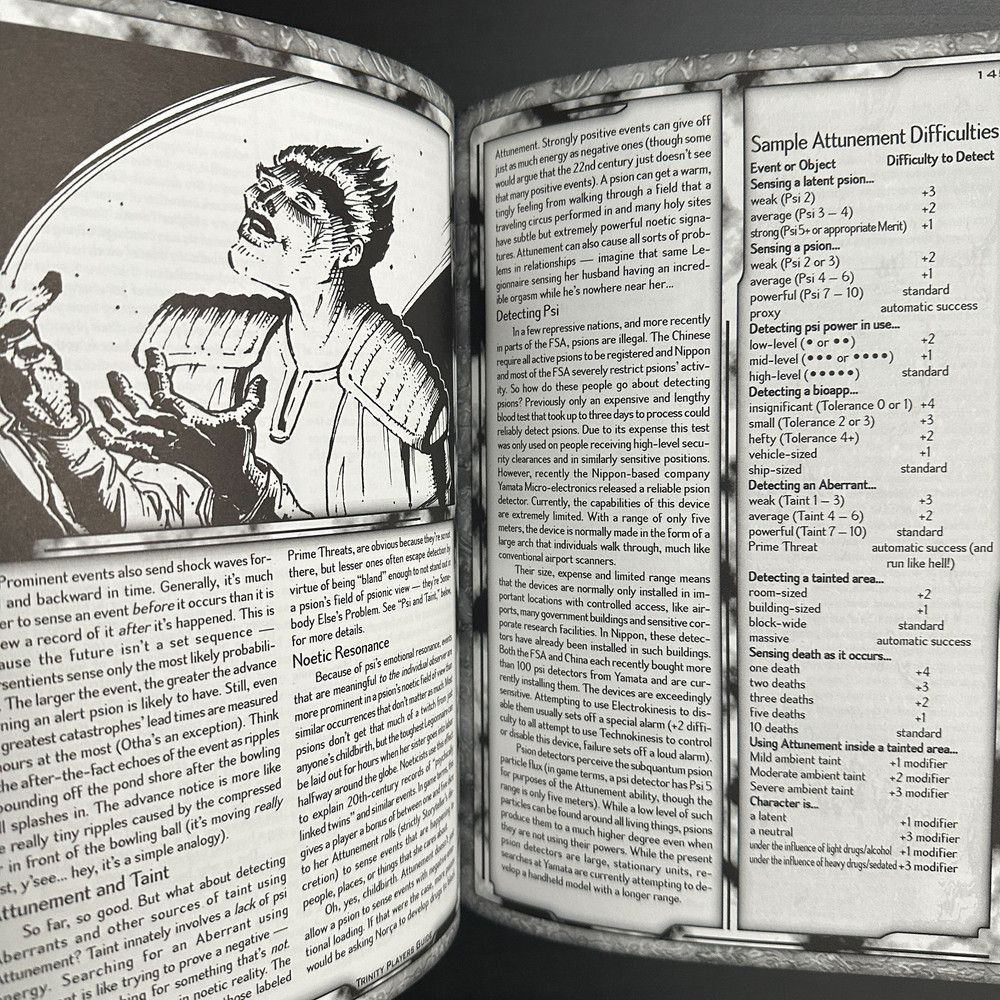 Trinity Player’s Guide Softcover White Wolf RPG 1999