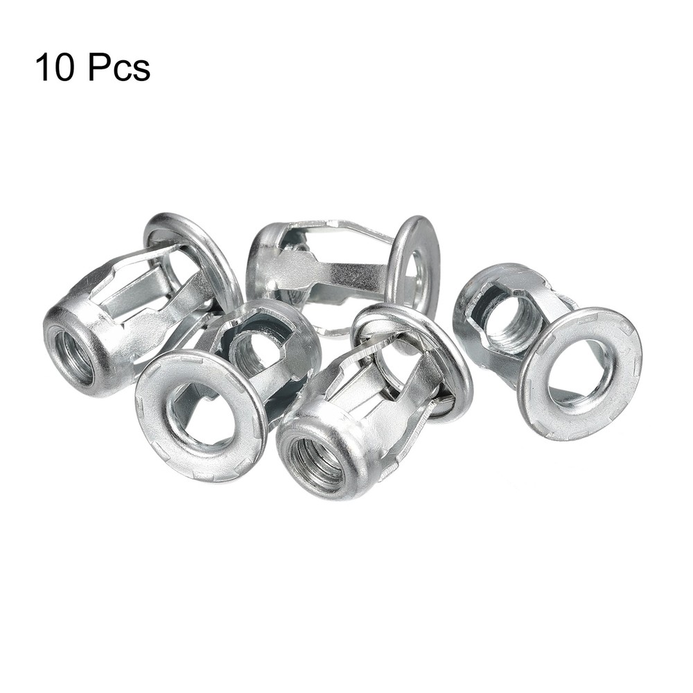10pcs M8 Jack Nuts Threaded Insert Nut 304 Stainless Steel Rivet Nuts