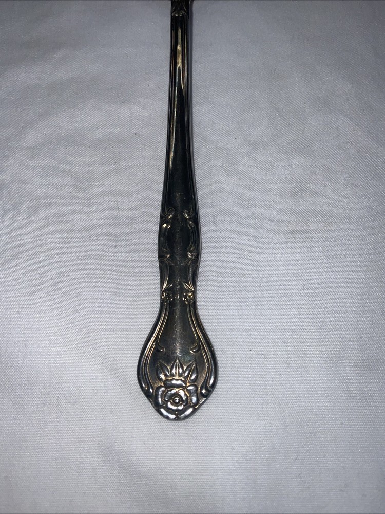 National Silver Co Silverplate Serving Spoon Norma