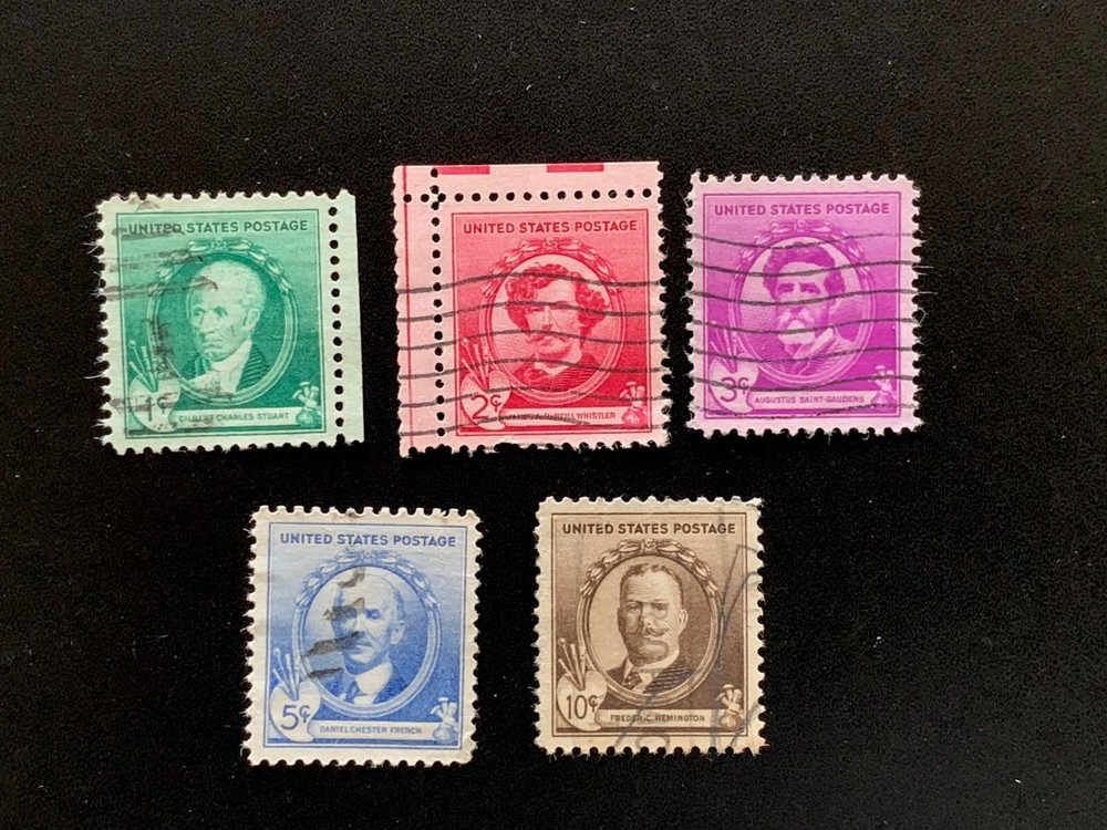US Scott 884 - 888 Used - Cancelations May Vary