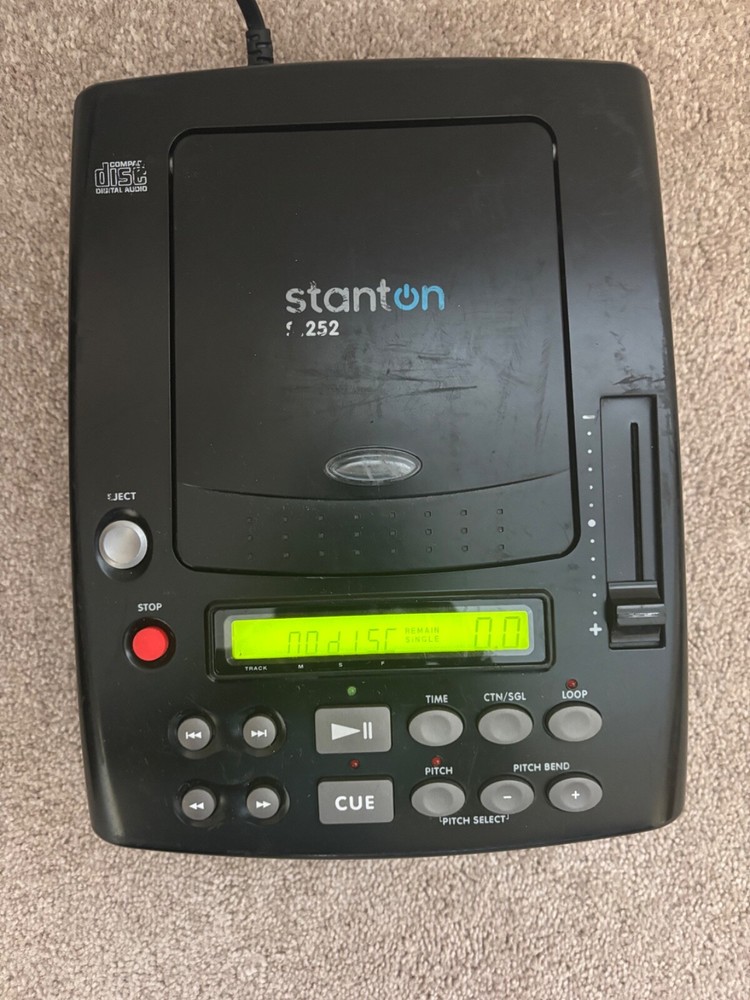 Stanton S-252 CD Player Professional DJ W/ Pitch Control Table Top