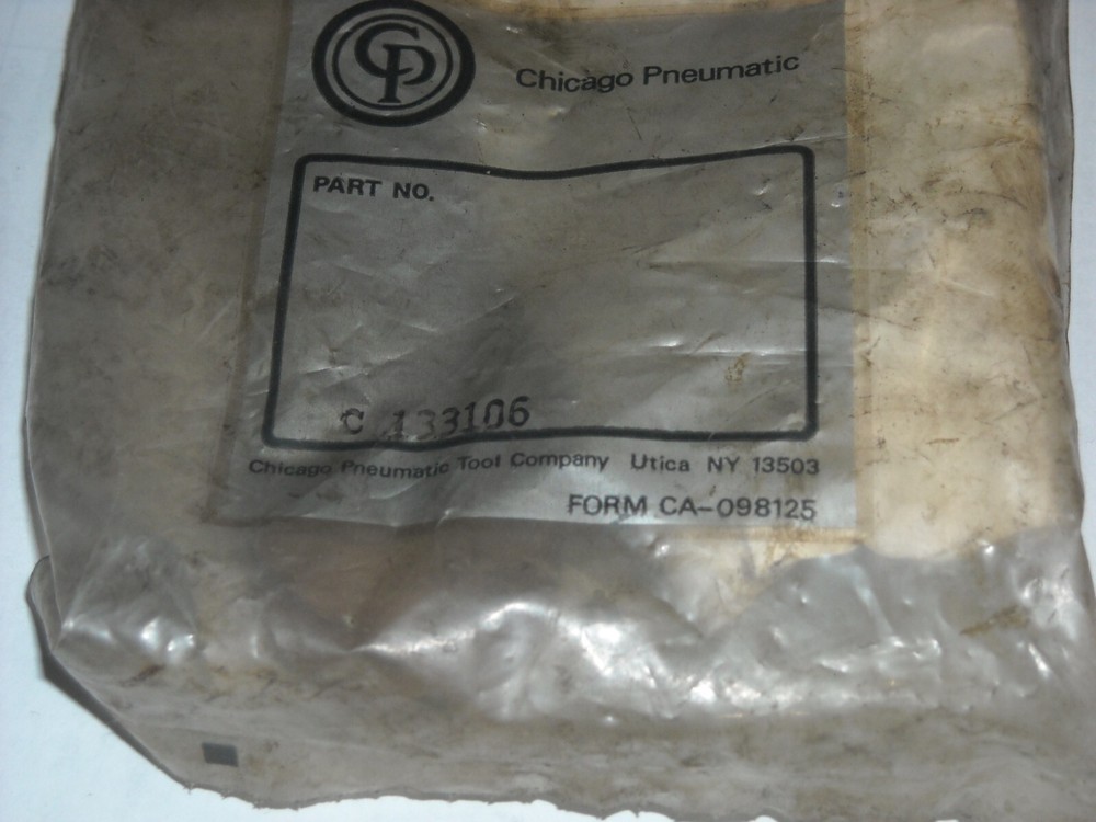 C133106, Chicago Pneumatic, Single Valve Conversion Kit, New Old Stock