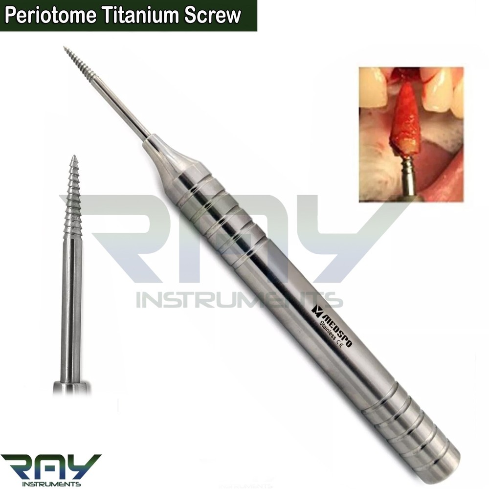 Dental Implant Periotome Titanium Screw Tooth Extraction Root Elevators CE