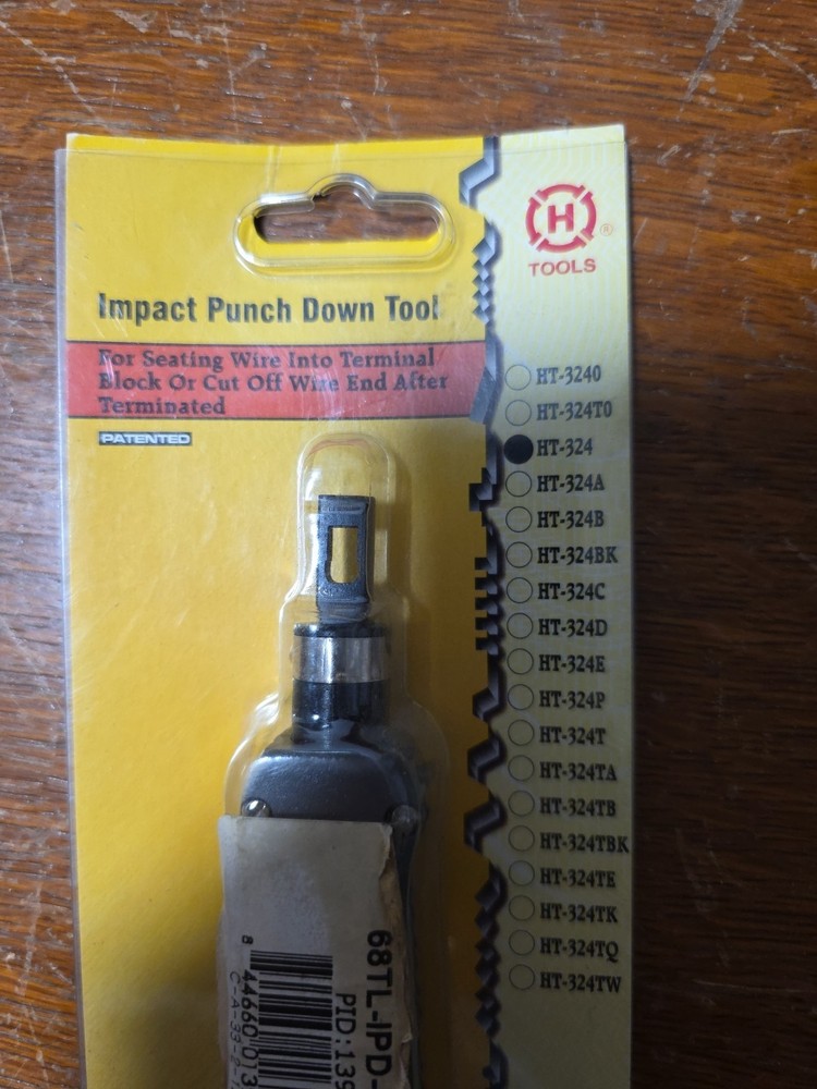 Punch Down Tool HT-324 - Black - NEW