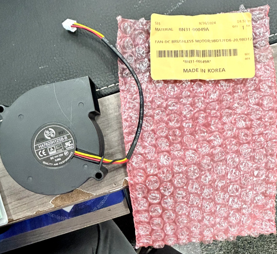 Samsung HA7620H12SB-B BLOWER FAN