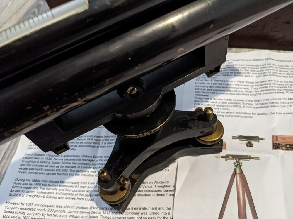 theodolite Broughton Simms