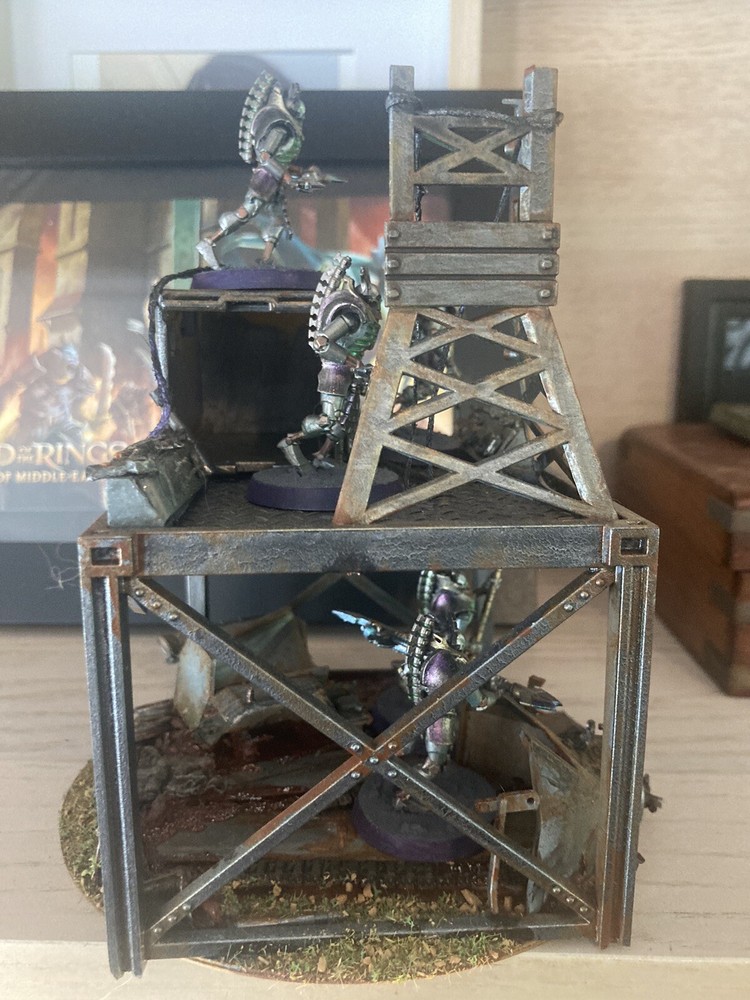 Necron Lychguards And Outpost Terrain