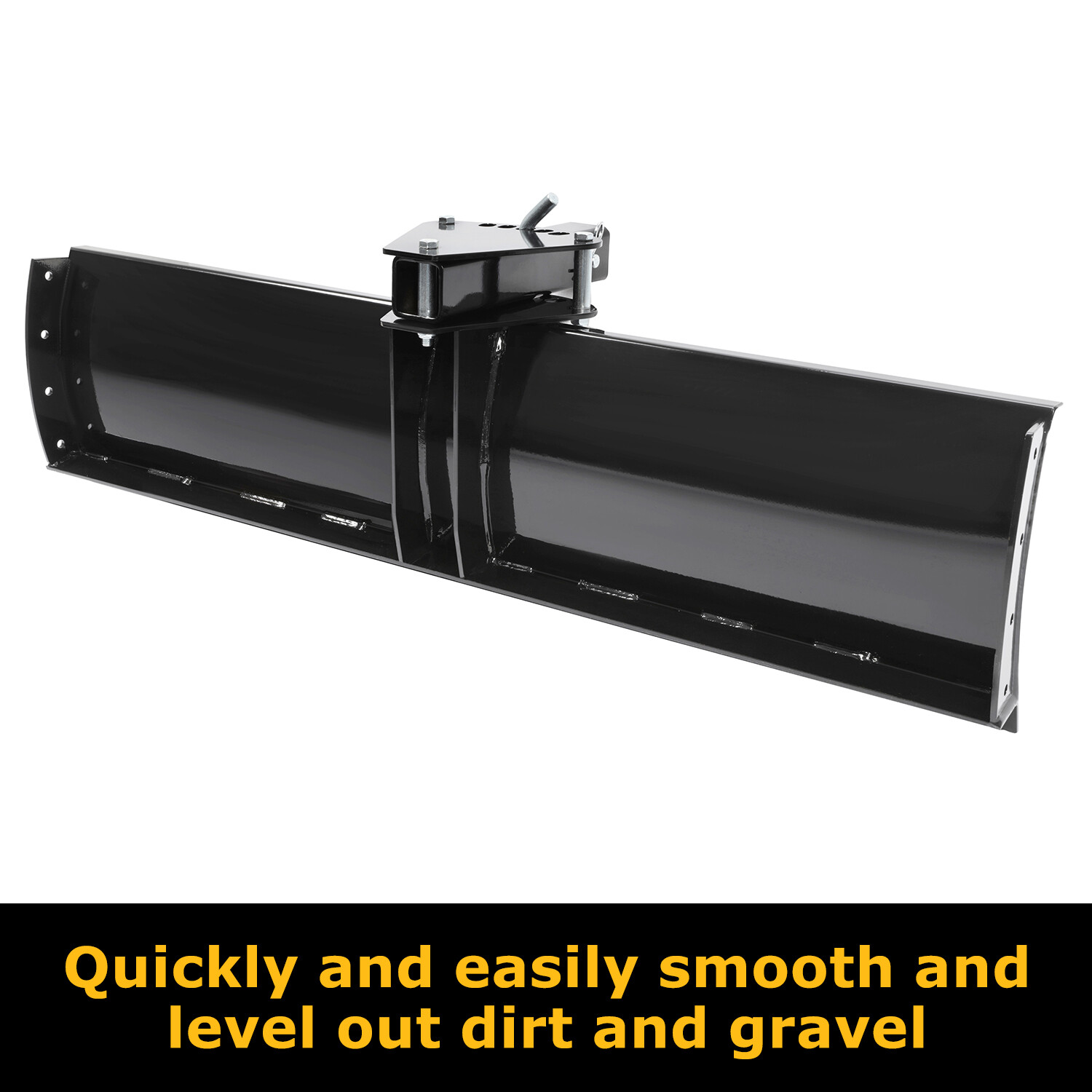 48" Scrape Blade 2" Receiver For ATV UTV Adjustable 0 7.5 or 15 Degrees Scraper