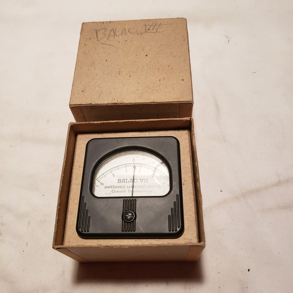 Balac Vii Impedance Matching Bridge Meter Replacement
