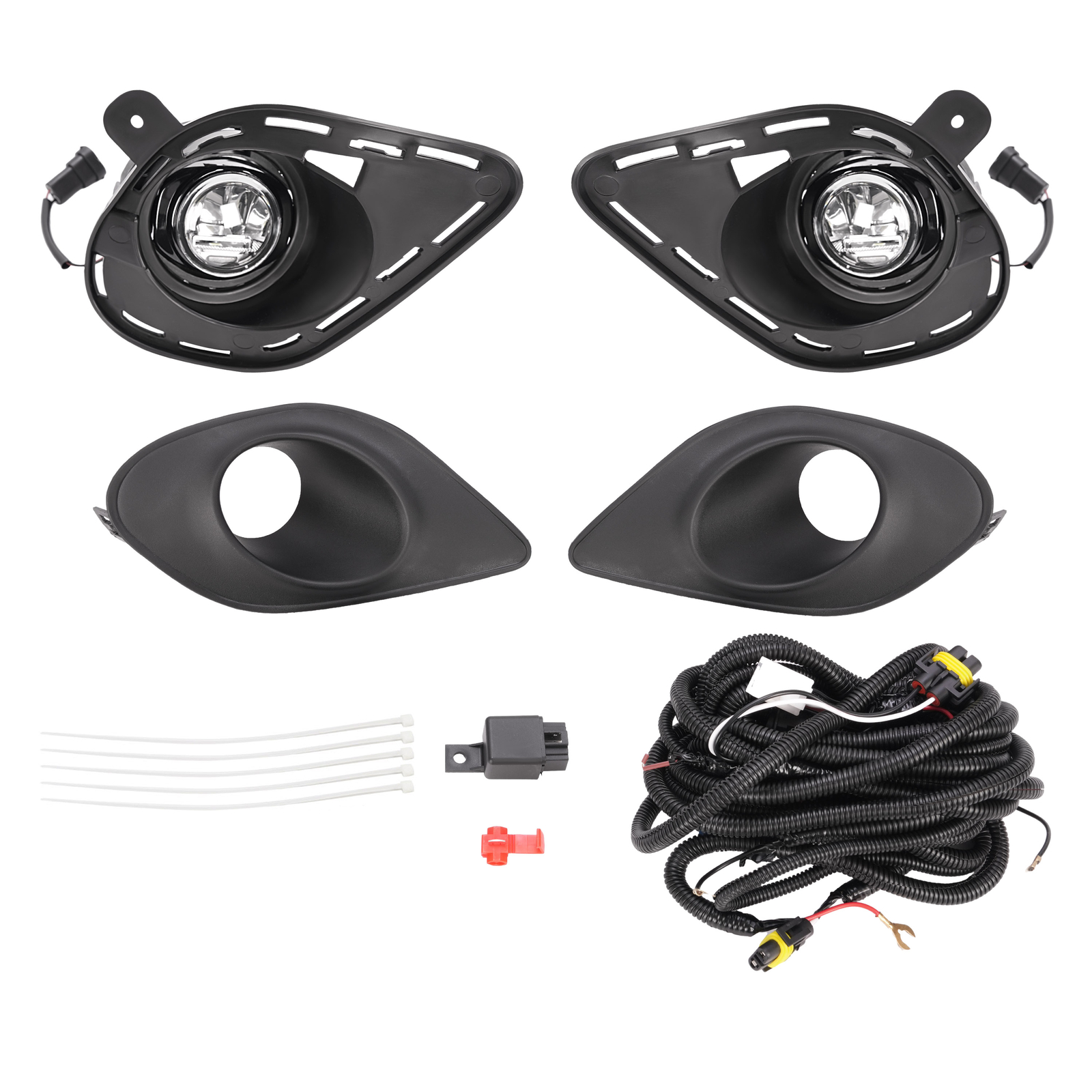 FOR DODGE CHARGER 2015 16-23 2019 BUMPER FOG LIGHT DRIVING LAMPS W/BRACKET COVER