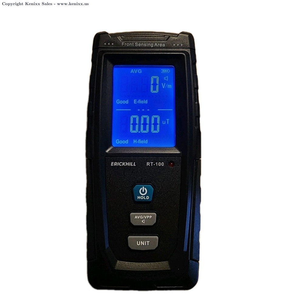 Erickhill EMF Detector Rechargeable RT-100 Digital Electromagnetic Field