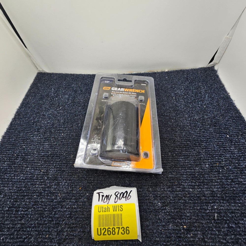 GearWrench 3161D: 1/2" Drive 30mm Deep Axle Nut Socket