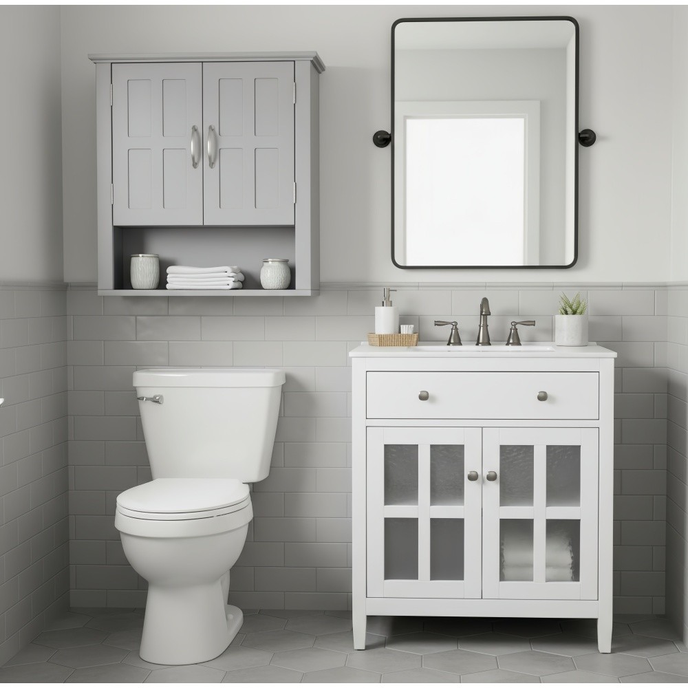 Bathroom Wall Storage Cabinet, Multi -functional Wall Mounted Cabinet