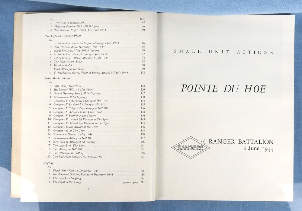 Small Unit Actions, Hist. Div., U S War Dept., Repr. 1982, Forw. D D Eisenhower