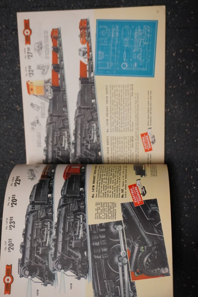 Original Lionel Trains Catalog from 1939