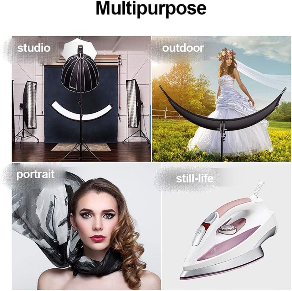 23x70 Inches Clamshell Light Reflector Diffuser with 70"/180cm Light Stand an...